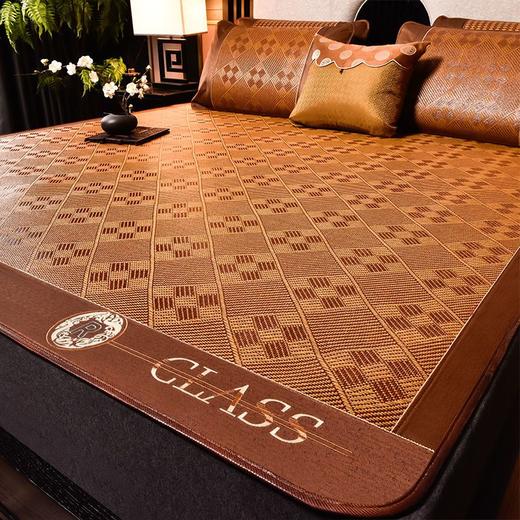 高档加厚藤席1.8米2米床软凉席家用双面冰丝席 商品图0