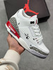 夏日特惠💰460 手绘版本 Air Jordan 3 Retro "Cardinal Red" 白红裂纹荔枝纹原装私磨 商品缩略图0