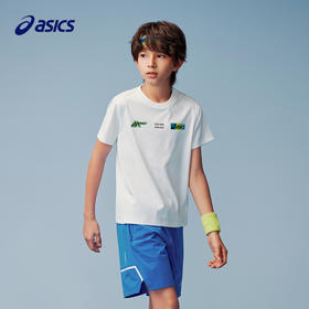 ASICS/亚瑟士童装2024年夏季新款男童短袖轻薄凉爽吸湿速干