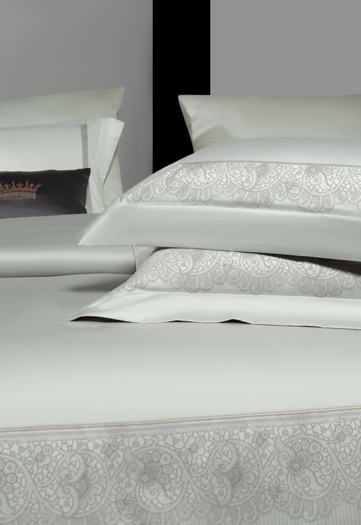 利路米家纺24年新款百支匹马棉四件套 艾琳（夏云灰） 商品图3