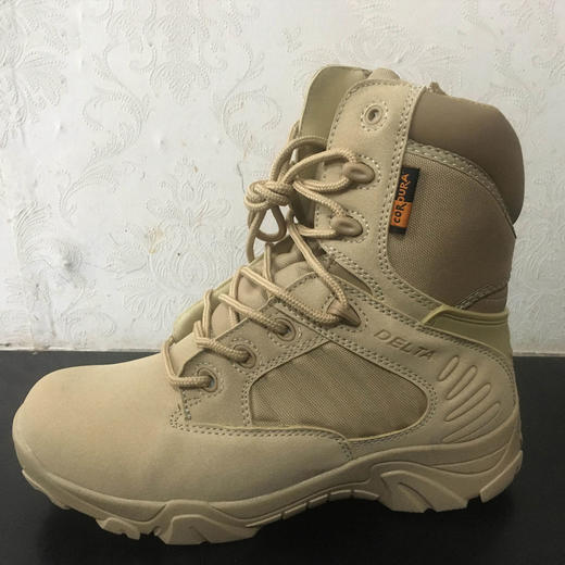 三角洲高帮战术靴沙漠靴户外徒步靴钓鱼靴战斗靴作战作训靴伞兵靴 商品图2