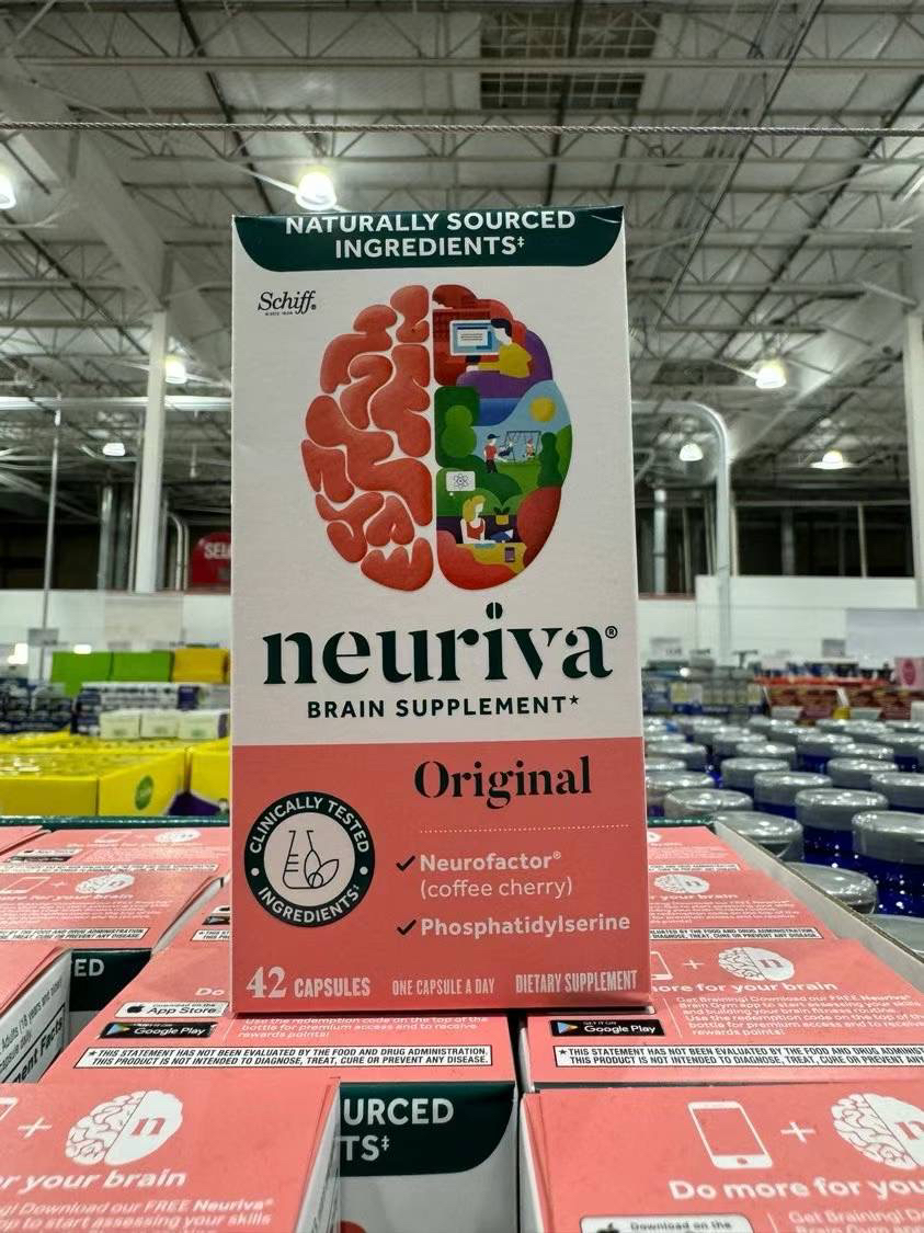 3️⃣🈷️特价❗️340元/盒！最强大脑[强][强]逆龄黑科技！ 🇺🇸Schiff Neuriva 成人补脑片，42粒装。 每天一粒，调节加强大脑动力。