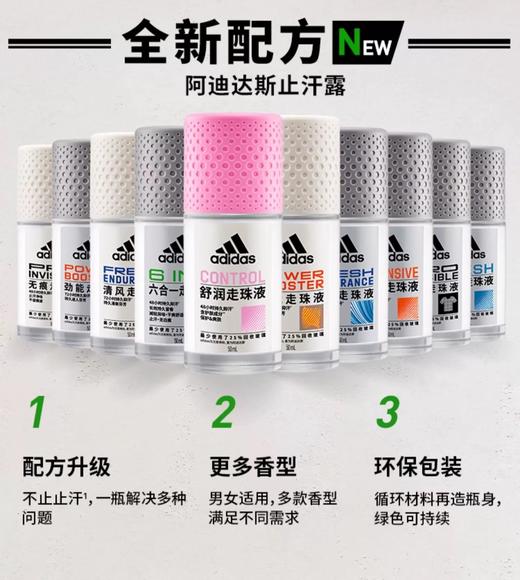 【门店直发】阿迪达斯全新升级止汗露走珠抑汗男女止汗香体液50ml 商品图0