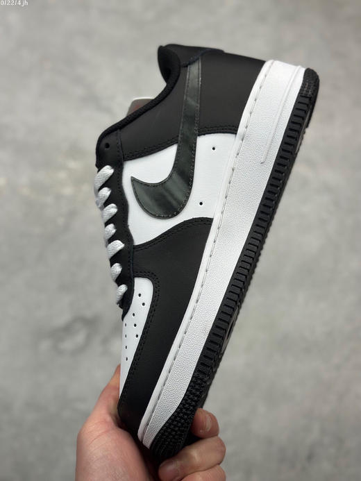 夏日特惠💰430 公司级 # NIke Air Force 1 '07 Low “白黑镜面” 空军一号 低帮 运动鞋 休闲鞋 商品图6