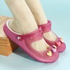 新款韩版外穿防滑平底洞洞鞋女夏季玛丽珍厚底凉鞋沙滩拖鞋潮护士 商品缩略图1