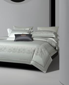 利路米家纺24年新款百支匹马棉四件套 艾琳（夏云灰）