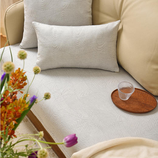 水波纹系列沙发巾棉四季通用高端轻奢防滑 商品图1