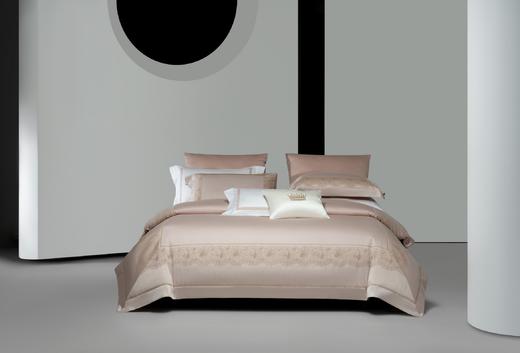 利路米家纺24年新款百支匹马棉四件套  艾琳（豆沙粉） 商品图8