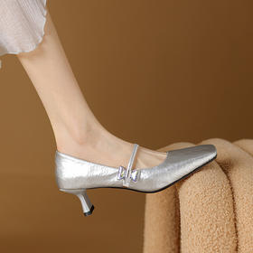 【预售5天】通勤玛丽珍，法式气质方头浅口单鞋DB&M5889