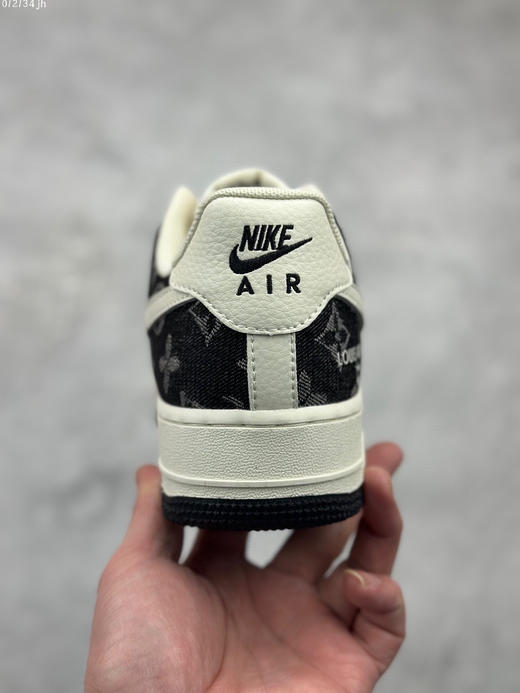 夏日特惠💰490 海外限量发售 公司级 NIke Air Force 1 '07 Low “LV联名--荧光黑牛仔” 空军一号 中帮 运动鞋 休闲鞋 商品图7