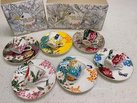 土耳其Mikasamoor杯子六件套/甜品盘六件套，漂亮到移不开眼