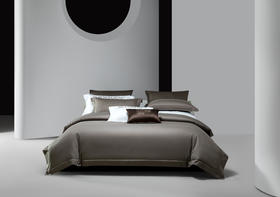 利路米家纺春季新款匹马棉四件套  星光   星夜灰