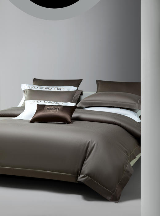 利路米家纺春季新款匹马棉四件套  星光   星夜灰 商品图1