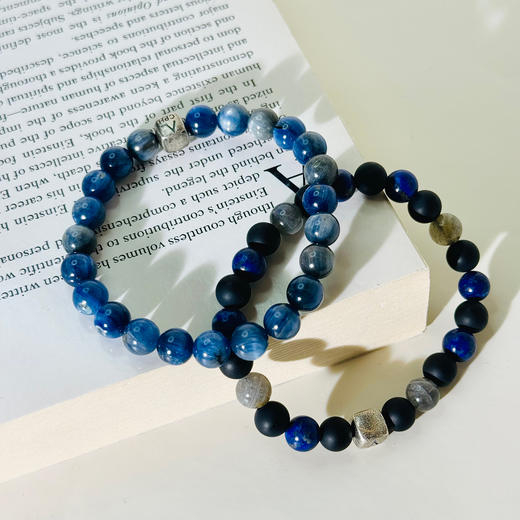 北京仓｜Alexander Lynggaard-Kyanite-蓝晶石珠 手链（8mm）［丹麦设计师］ 商品图4