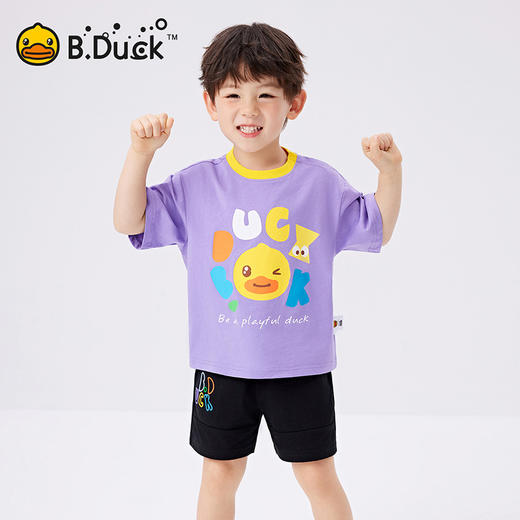 B.Duck小黄鸭童装夏季短袖套装90-130 BF2581071 商品图0