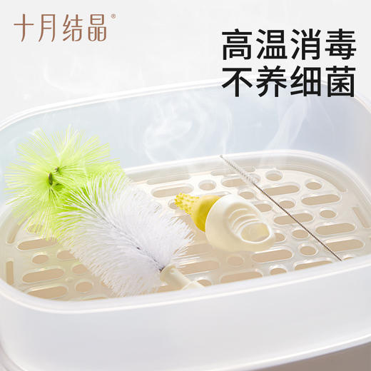 婴儿奶瓶奶嘴三合一硅胶海绵清洗刷 赠【蔬洗液20条】 商品图4