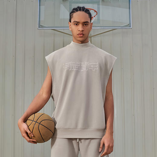 有志者UZIS运动背心男夏季宽松潮流休闲健身篮球训练有志敢当坎肩 商品图2