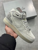 夏日特惠💰460 公司级 Nike Air Force 1 Mid 灰蓝橙麂皮 空军一号中帮休闲板鞋 商品缩略图0