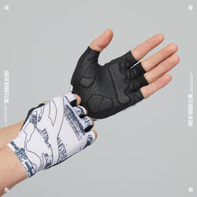 GRC桀骜无尽城市系列春夏缓震半指手套