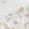 马克珍妮女童雏菊满印小飞袖连衣裙背心裙儿童裙子夏装新款240652 商品缩略图2