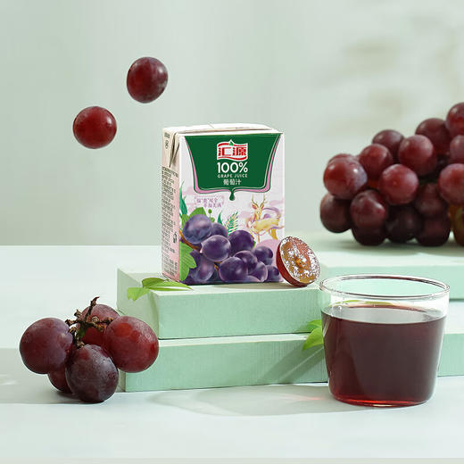 汇源果汁 100%葡萄汁  200ml*24盒 商品图2
