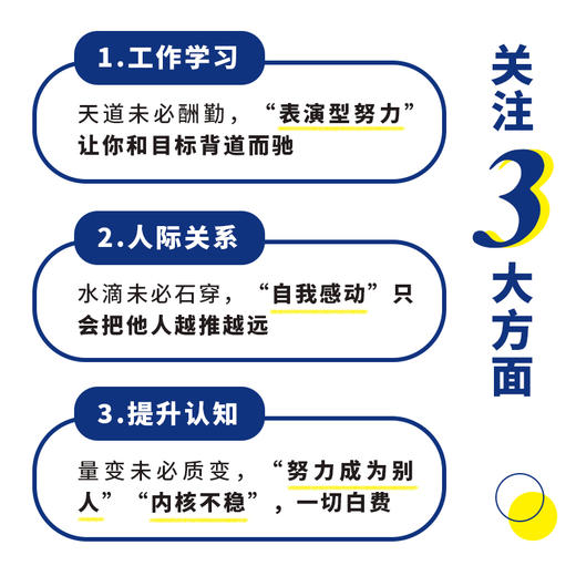 假努力 方向不对一切白费 滑洋新作人际关系认知提升学习效率认知破局成功励志心理学书籍 商品图3