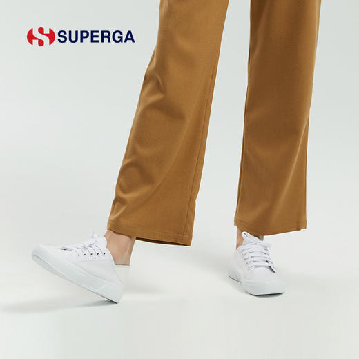 【舒适透气  潮流百搭】SUPERGA帆布鞋  之字线立体主义设计  意式肉酱大底 商品图3