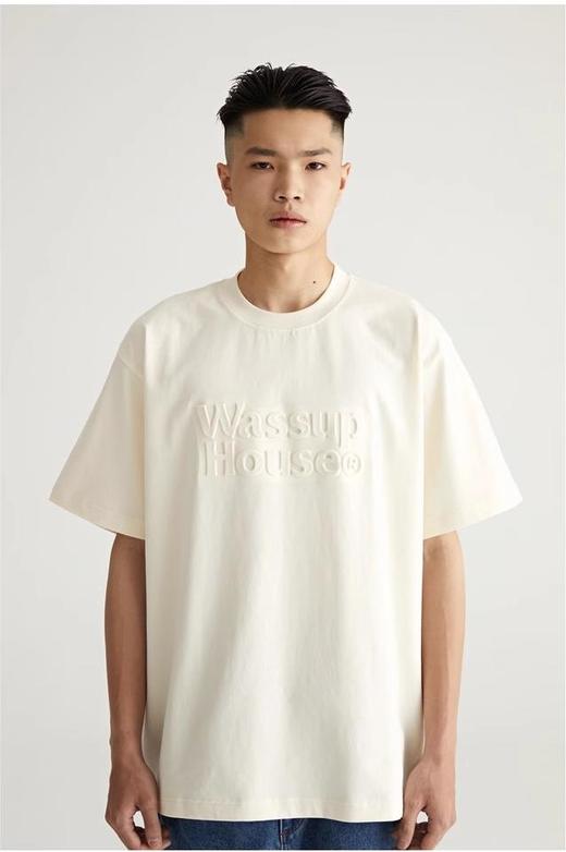 WassupHouse-压印短袖T恤 商品图1