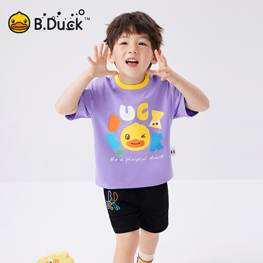 B.Duck小黄鸭童装夏季短袖套装90-130 BF2581071 商品图3