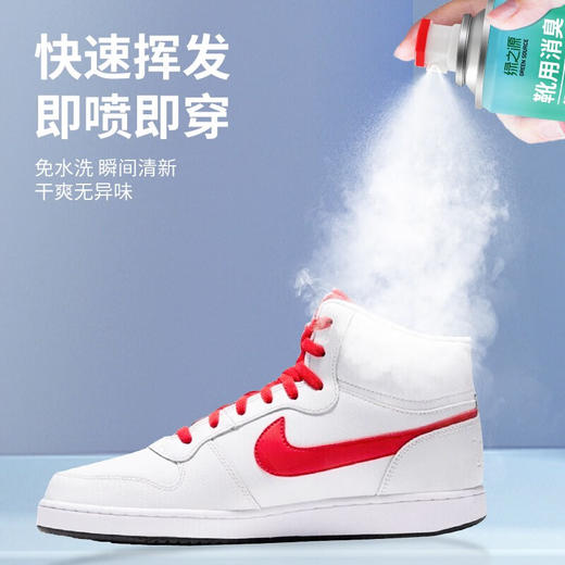 绿之源 银离子鞋袜除臭剂 运动球鞋皮鞋除脚臭去异味脚汗鞋袜鞋柜清香剂 银离子鞋袜除臭喷雾260ml 商品图3