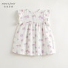 马克珍妮女童雏菊满印小飞袖连衣裙背心裙儿童裙子夏装新款240652 商品缩略图1