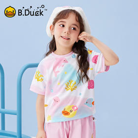 B.Duck小黄鸭童装夏季短袖T恤90-130 FF2501038