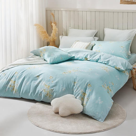 罗莱家纺棉质四件套 清风如雅 200*230cm 商品图1