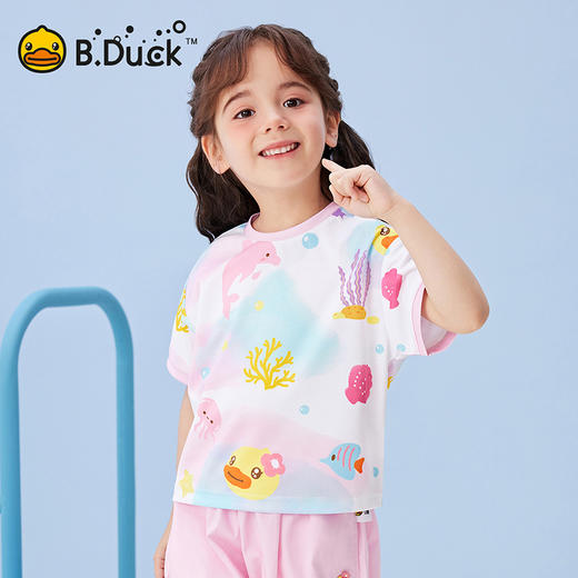 B.Duck小黄鸭童装夏季短袖T恤90-130 FF2501038 商品图2