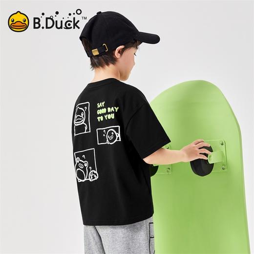 B.Duck小黄鸭童装夏季短袖T恤105-150 BF2501005 商品图4
