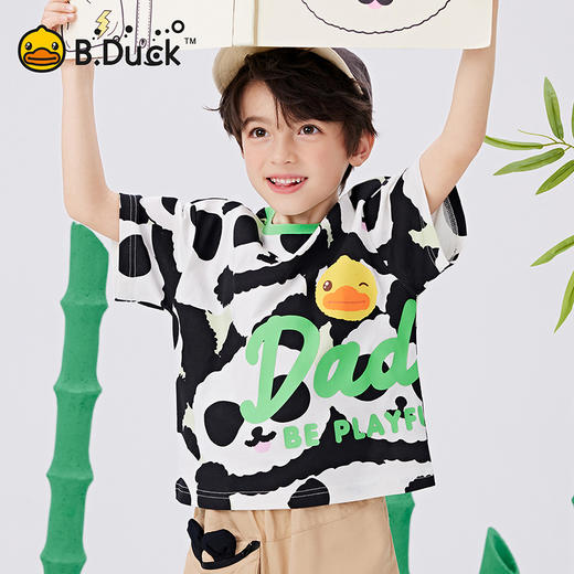 B.Duck小黄鸭童装夏季短袖T恤105-150 BF2501096 商品图2