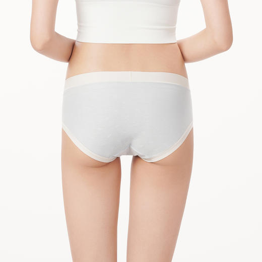 都市丽人健康系列舒肤棉内裤女棉提花纯棉女士内裤中腰三角内裤LK42A5 商品图3
