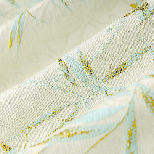 提花改良国风，新中式金丝竹叶鸟浮雕马甲WLZD-2411302 商品图3