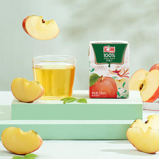 汇源果汁 100%苹果汁  200ml*24盒 商品图0