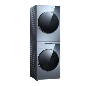 松下(Panasonic)洗烘套装12k洗衣机+10kg热泵烘干机FDC-VHM02F1+XQG100-V198