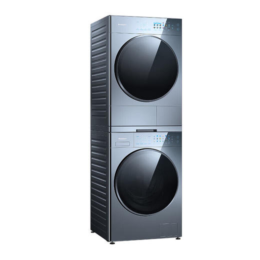 松下(Panasonic)洗烘套装12k洗衣机+10kg热泵烘干机FDC-VHM02F1+XQG100-V198 商品图0