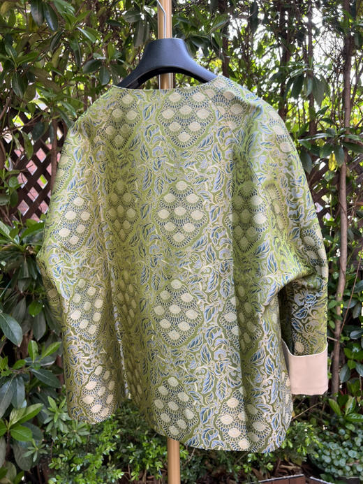 106-3高端新中式 九子菩提 百分百宋锦盘口外套上衣  温润亲肤有质感 商品图7