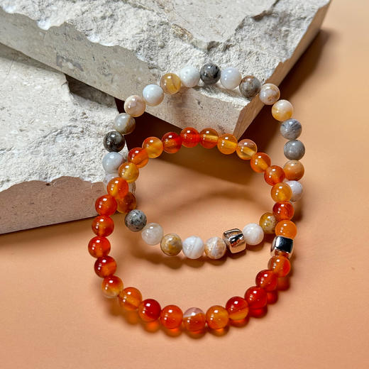 北京仓｜Alexander Lynggaard-Carnelian-红玉髓 手链（6mm）［丹麦设计师］ 商品图3