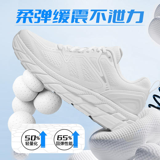 户外特工 专业减震超轻跑鞋男女款夏季透气轻便软底缓震跑步运动鞋 R11 Prue 商品图1