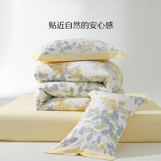 水星家纺四件套全棉套件家用床单被套纯棉花卉床上用品 商品图1