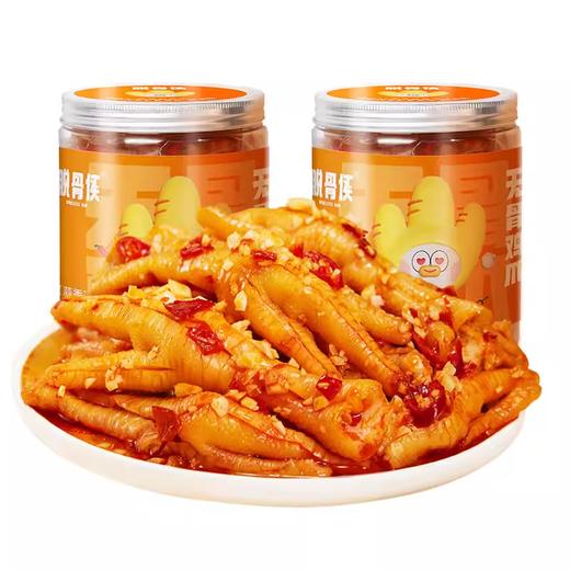 脱骨侠蒜香无骨鸡爪500g小瓶装 商品图0