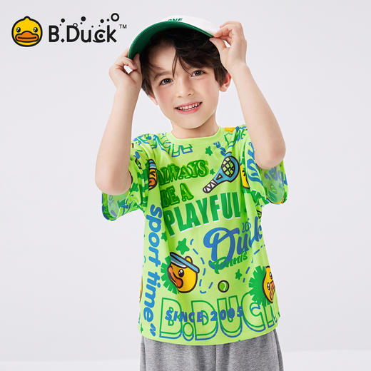 B.Duck小黄鸭童装夏季短袖T恤105-150 BF2501052 商品图4