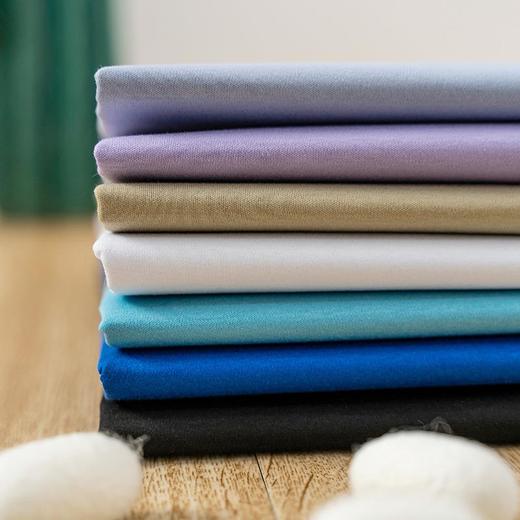 新款80支双面丝光棉短袖T恤女夏宽松圆领新疆棉v领纯色半袖t恤女 商品图2