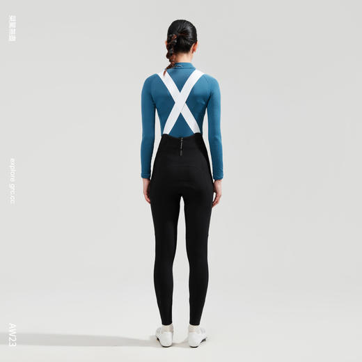 GRC桀骜无尽LAB LOGO抓绒骑行背带长裤女 商品图4