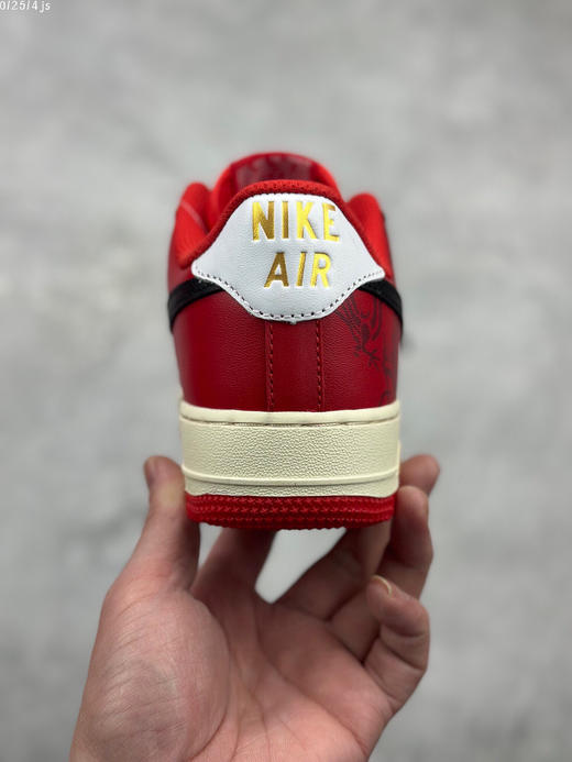 夏日特惠💰430 Nike Air Force 1 Low '07 龙年限定 黑白红低帮空军一号休闲板鞋 商品图7